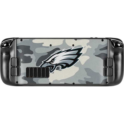 NFL Philadelphia Eagles Camo Steam Deck Handheld Gaming Computer Skin